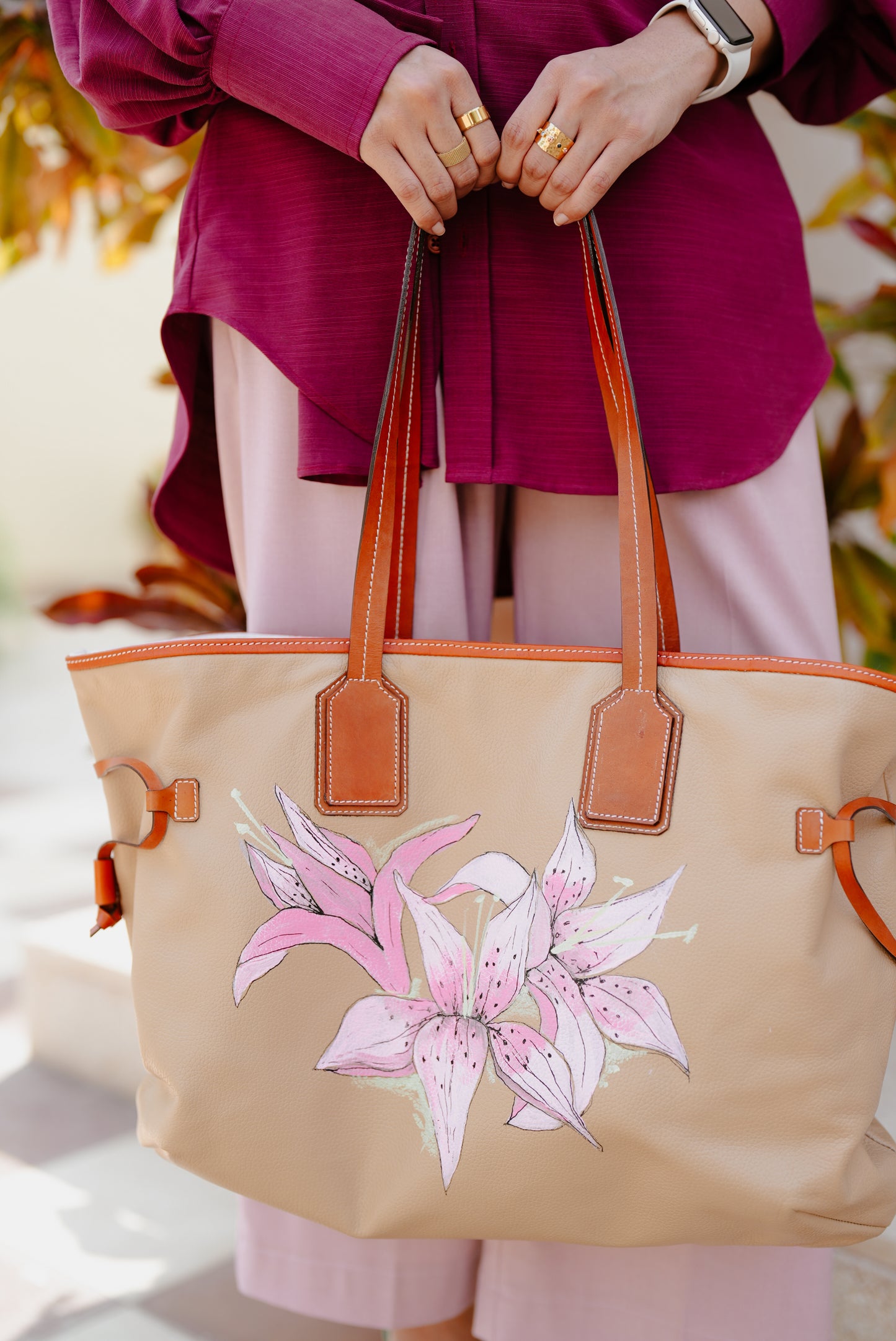 Mk Edition: Taupe Odyssey Tote Bag 46