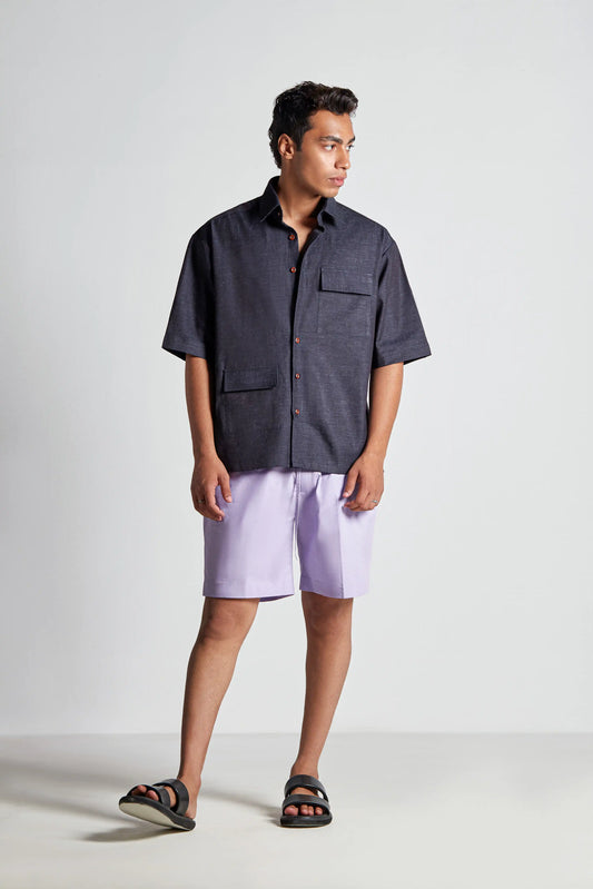 Indigo Odd Pocket Shirt