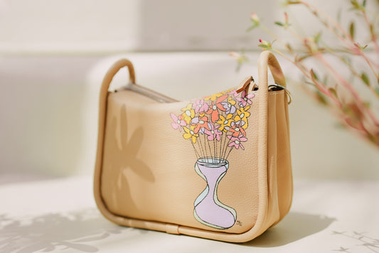 Mk Edition: Taupe Luna Hobo Bag