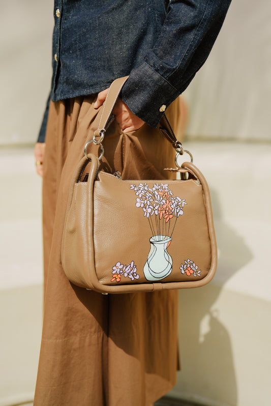 Mk Edition: Mocca Luna Hobo Bag