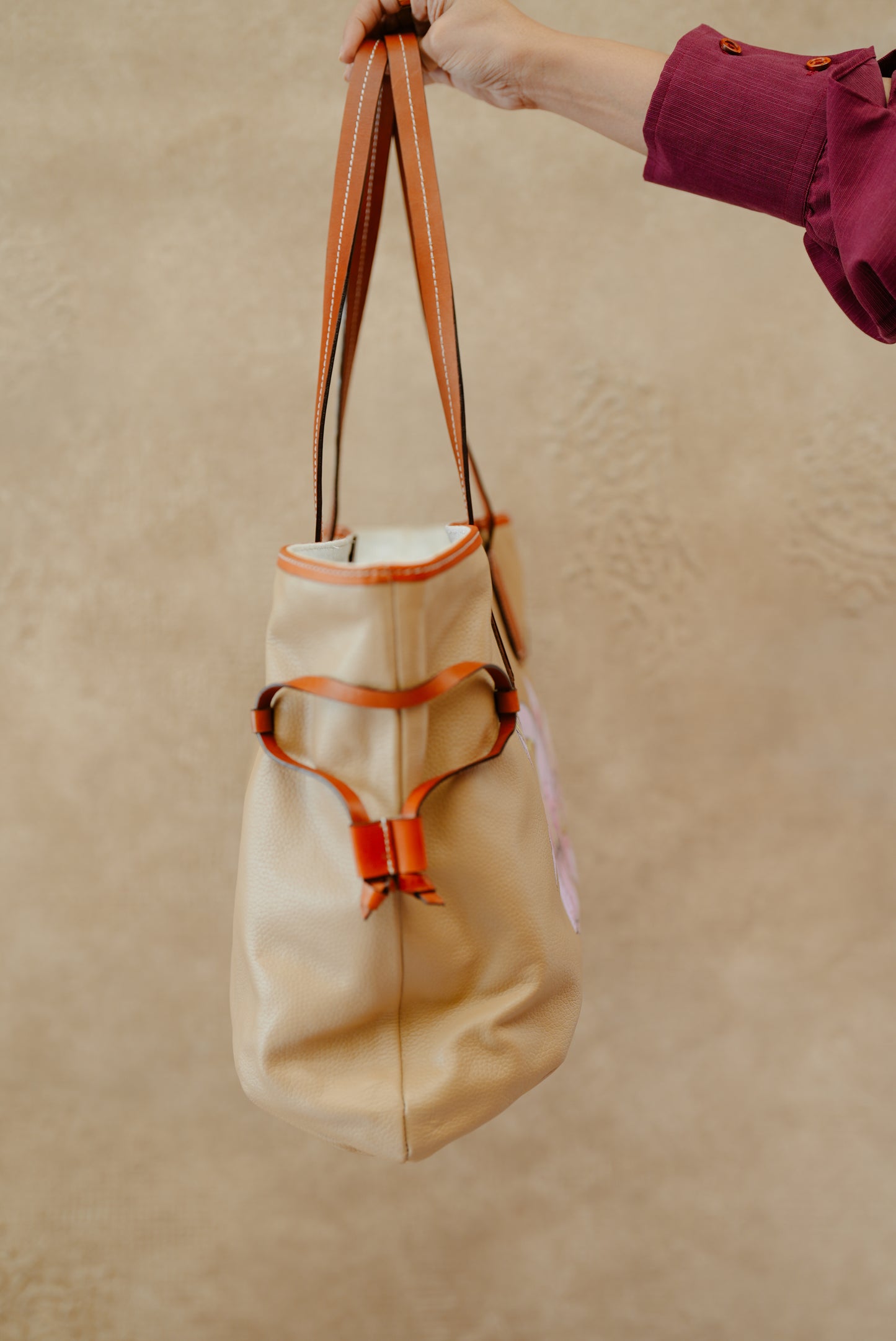 Mk Edition: Taupe Odyssey Tote Bag 46