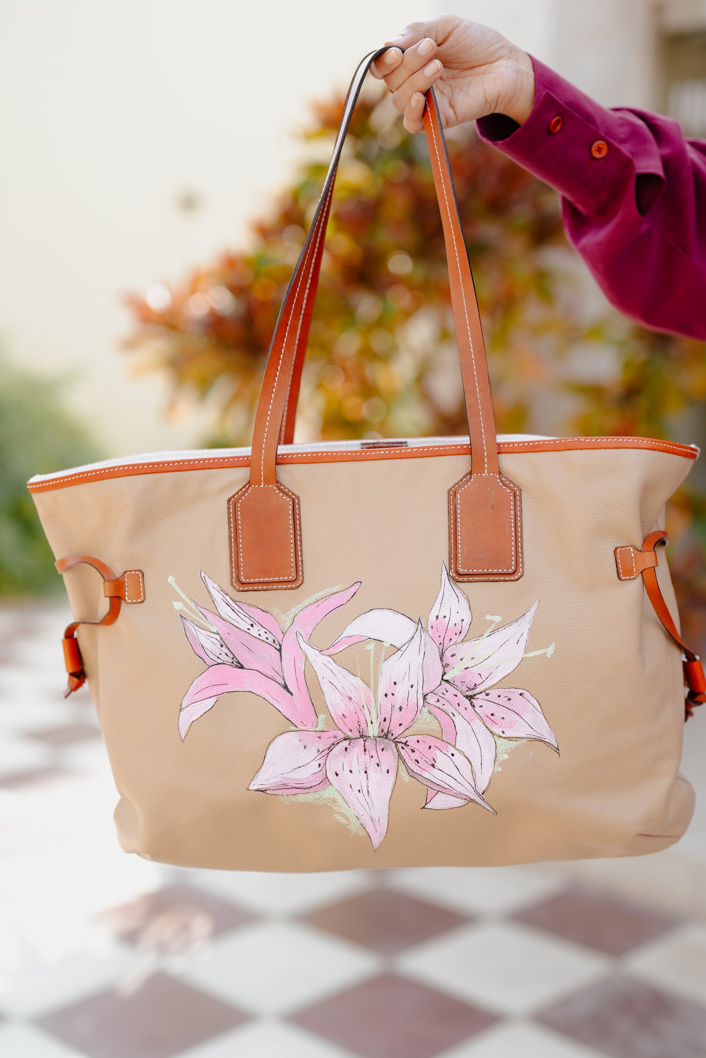 Mk Edition: Taupe Odyssey Tote Bag 46