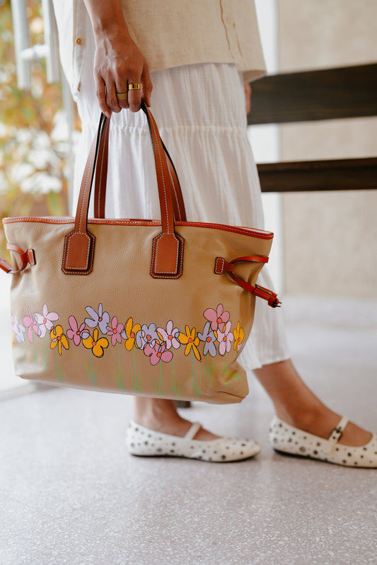 Mk Edition: Taupe Odyssey Tote Bag 36