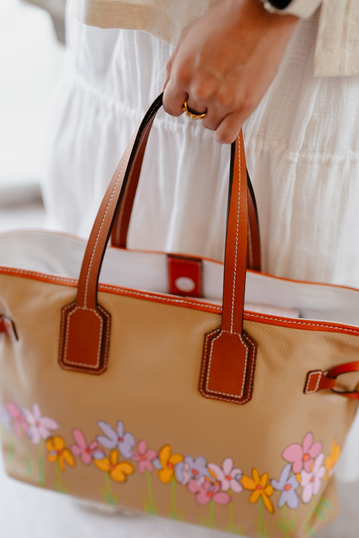 Mk Edition: Taupe Odyssey Tote Bag 36