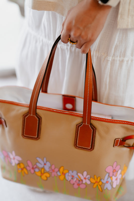 Mk Edition: Taupe Odyssey Tote Bag 36