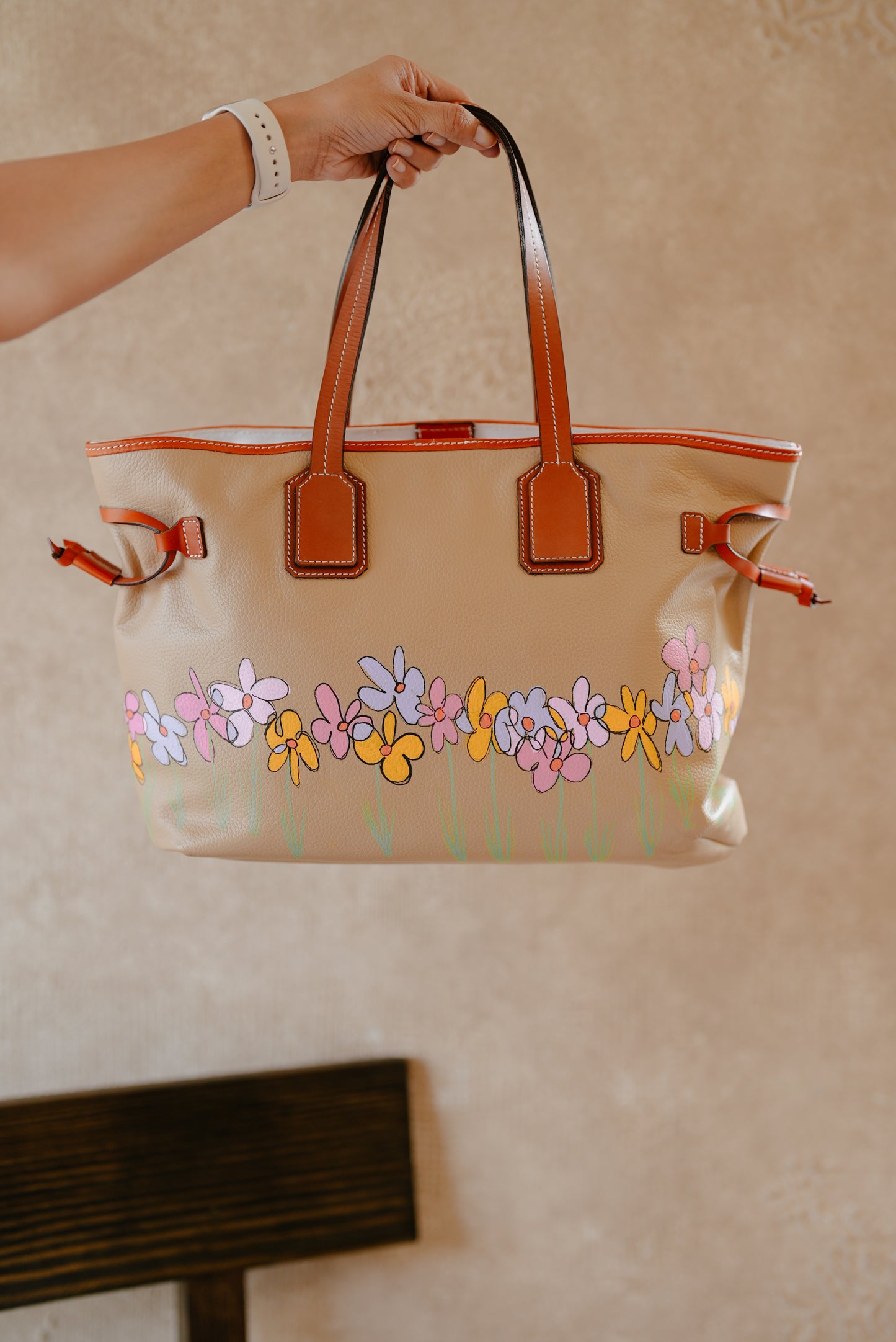 Mk Edition: Taupe Odyssey Tote Bag 36