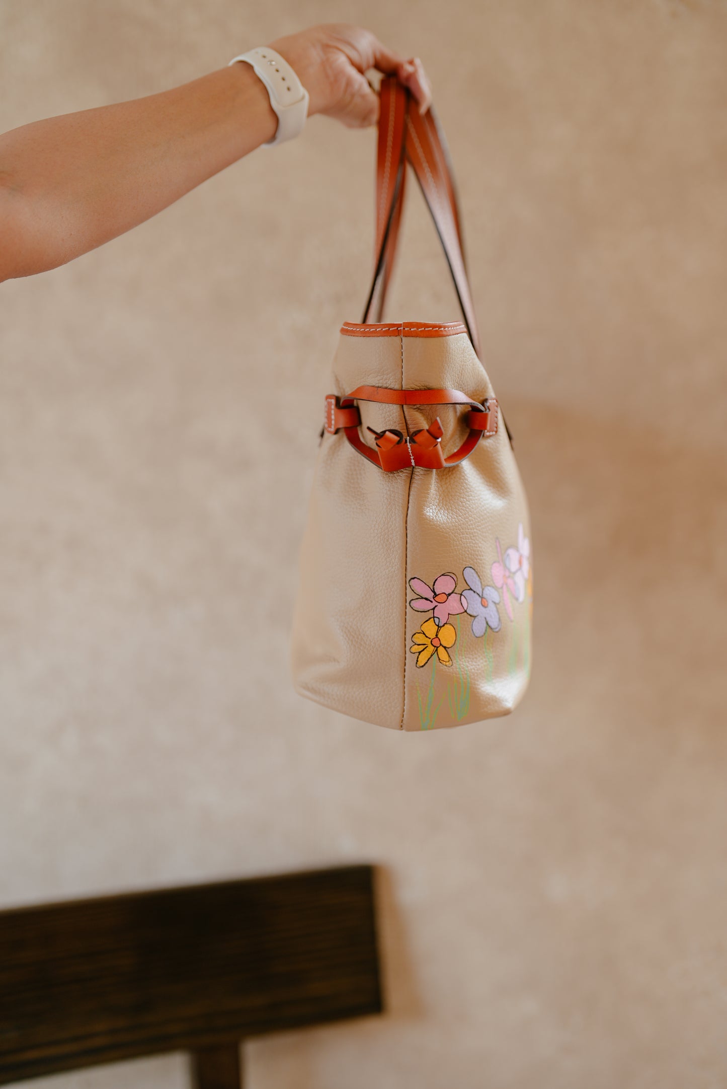 Mk Edition: Taupe Odyssey Tote Bag 36