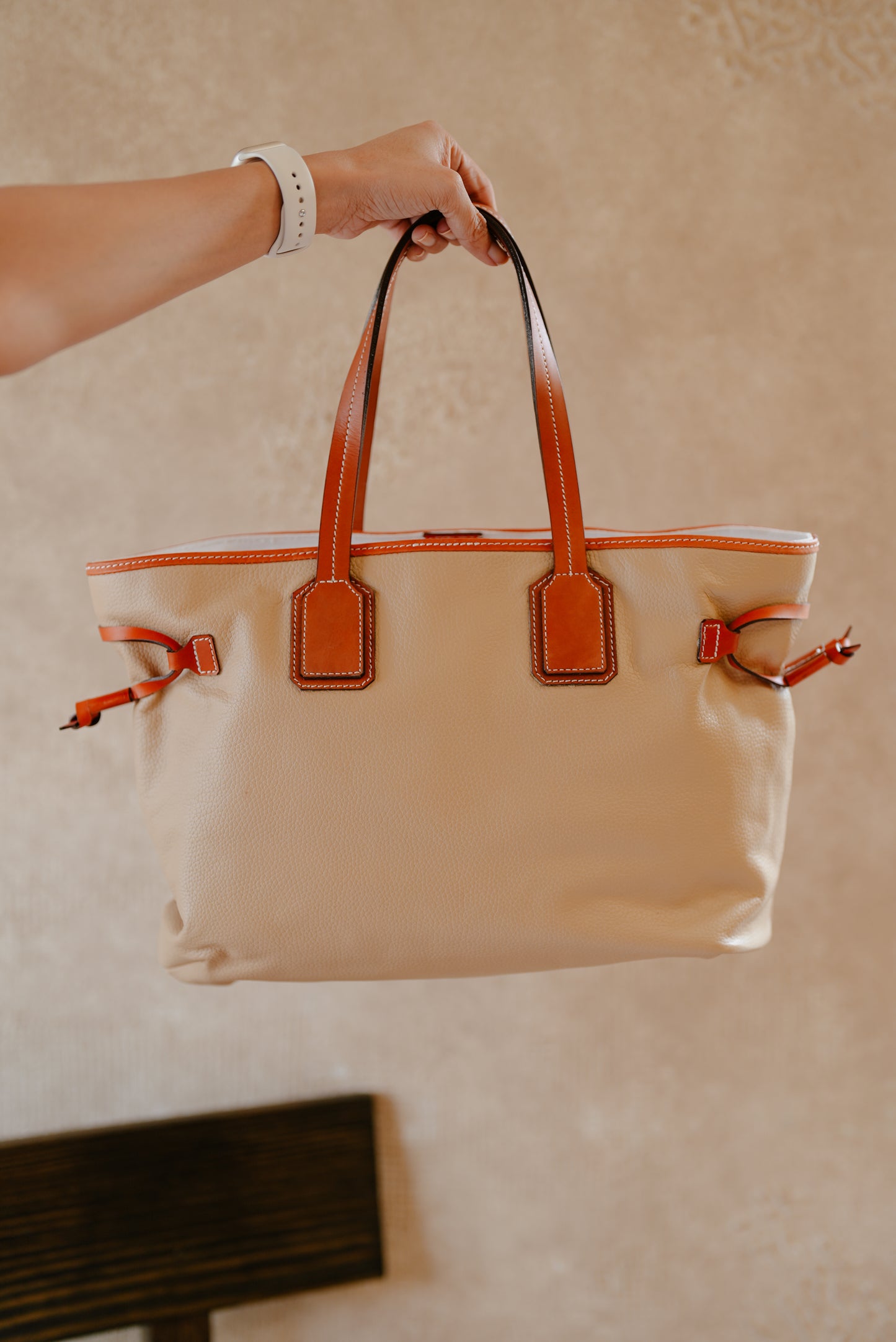 Mk Edition: Taupe Odyssey Tote Bag 36