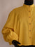 Balloon Sleeve Shirt- Textured Yellow
