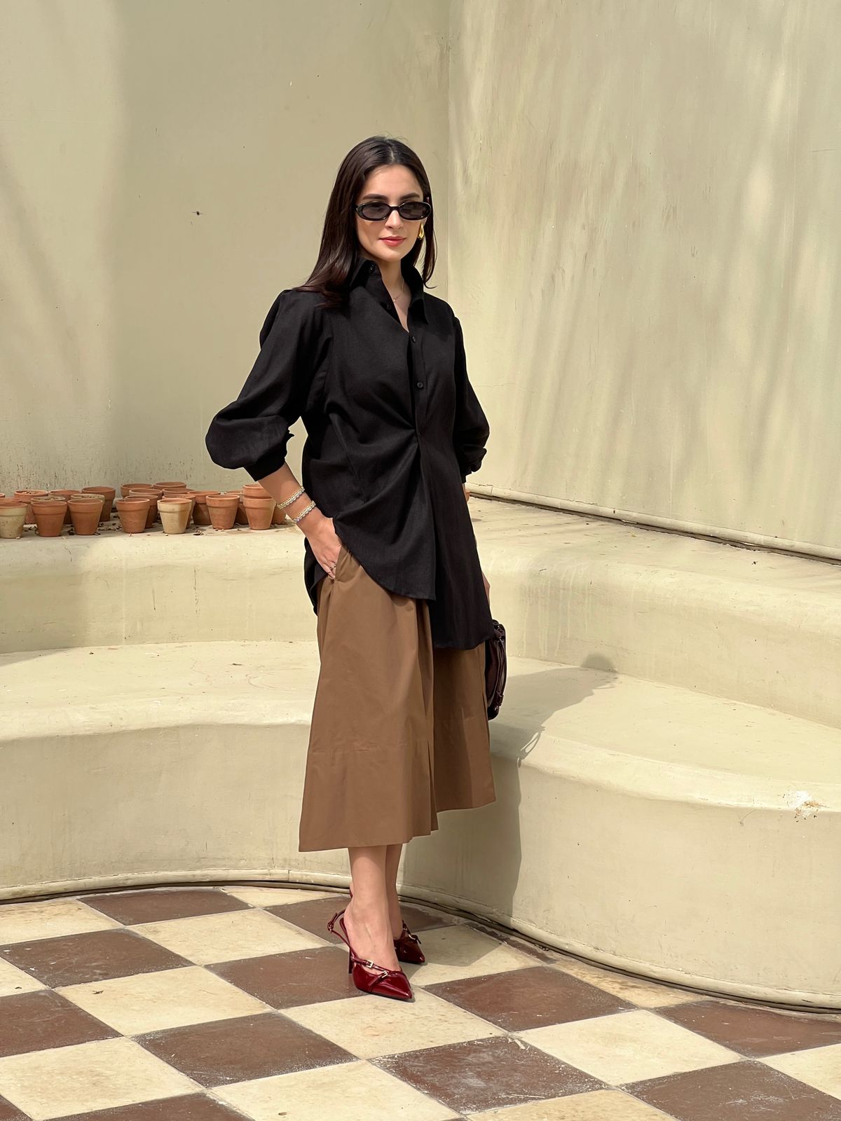 Soot Cross Button Shirt