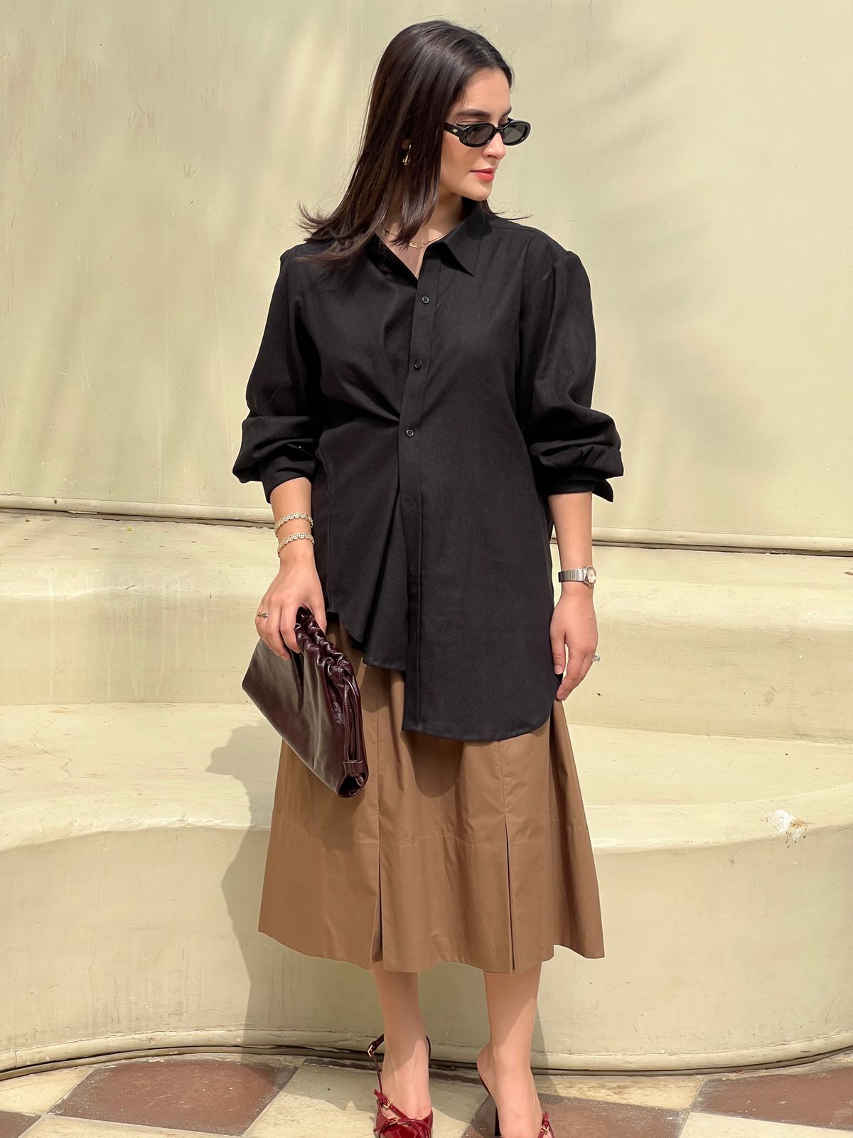 Soot Cross Button Shirt