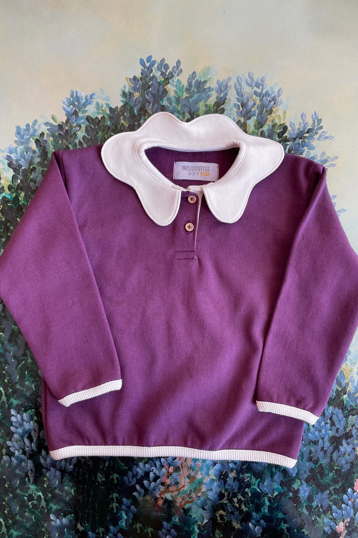 Burgundy Butterfly Collar - inclusiviteeapparel.com