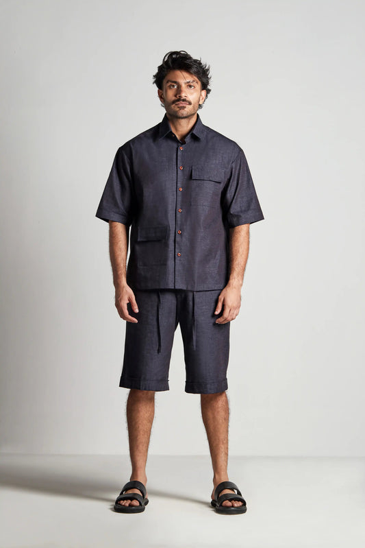 Indigo Bermuda Shorts - inclusiviteeapparel.com