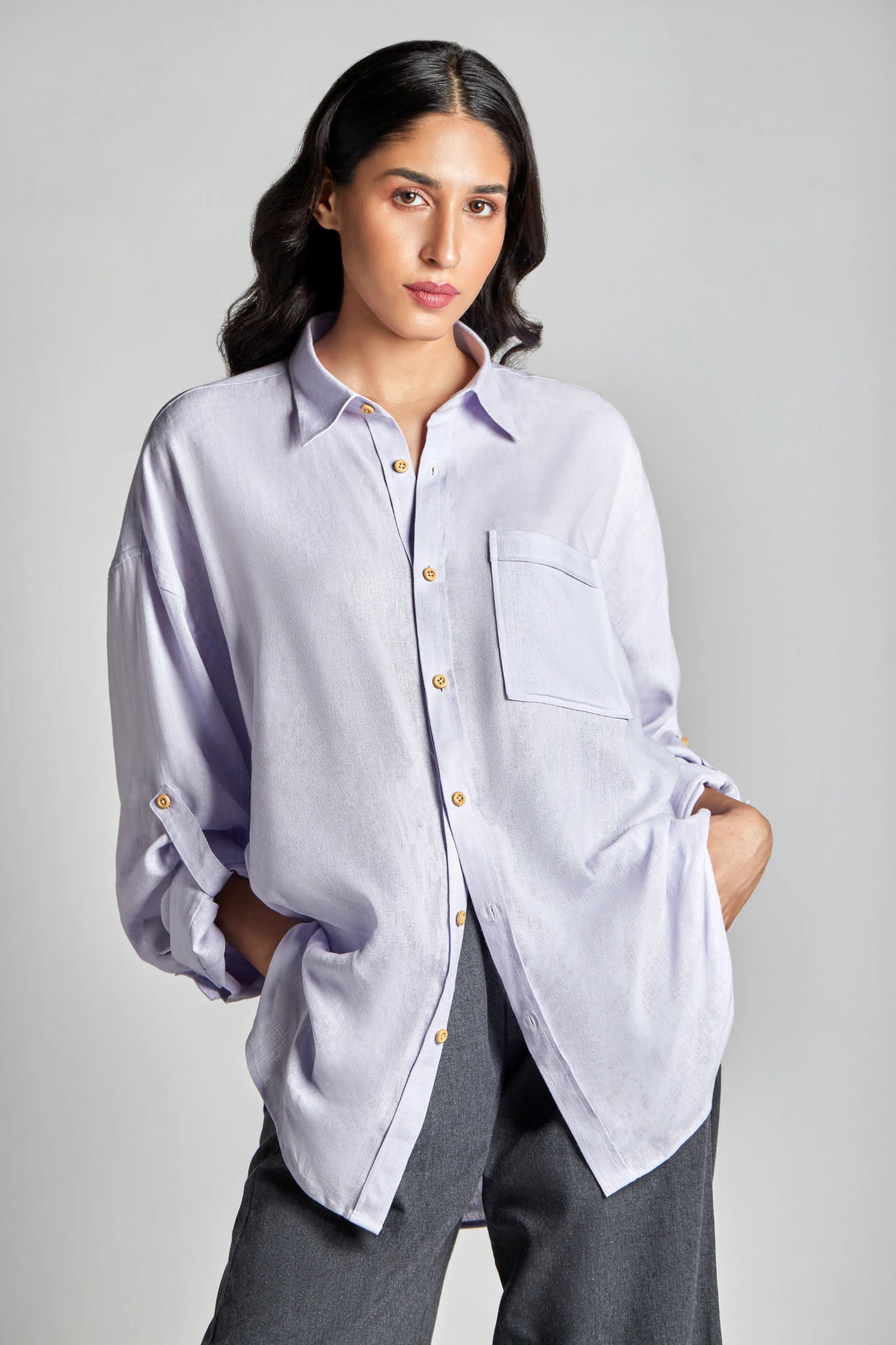 Lavender Paragon Shirt - inclusiviteeapparel.com