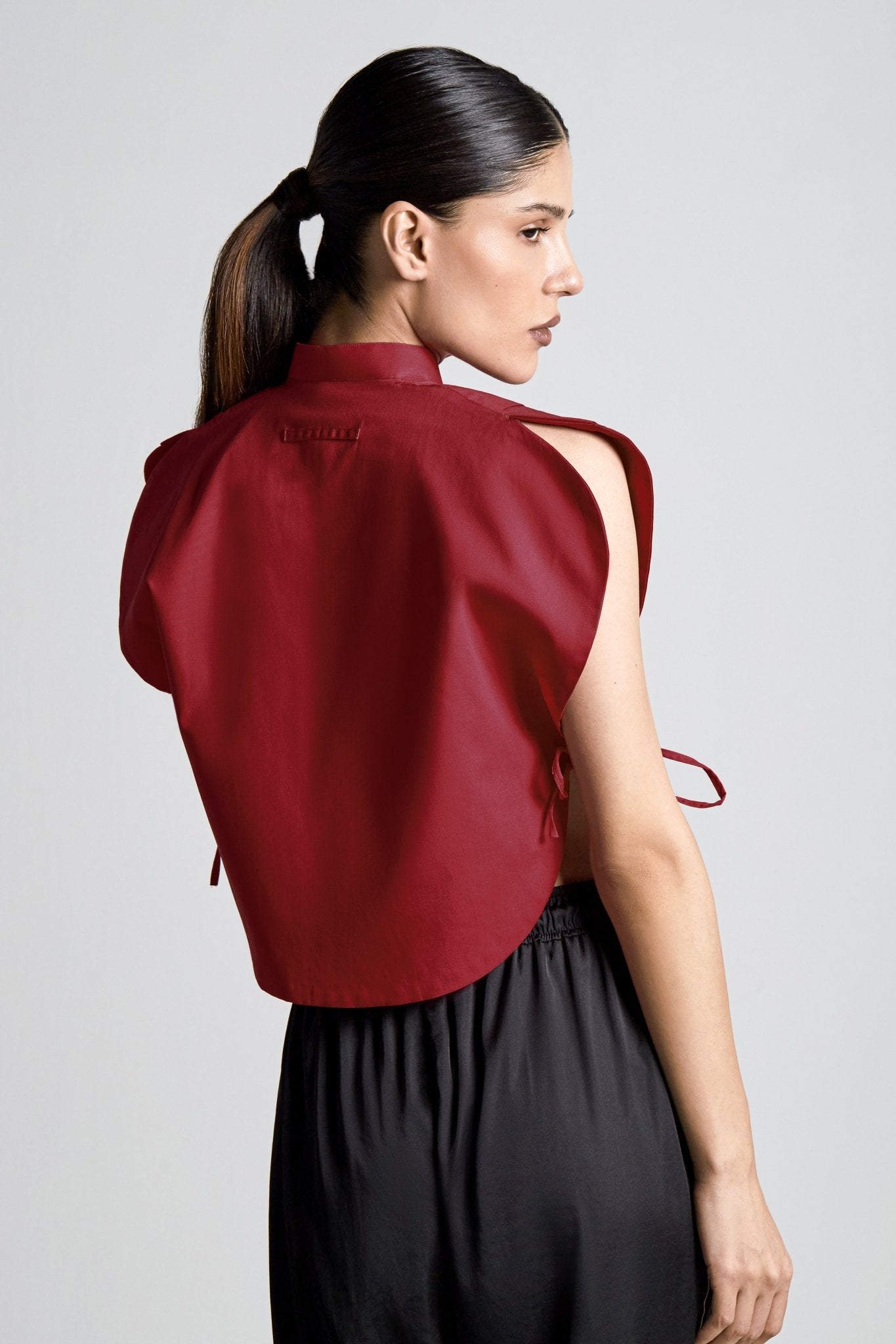 Pomegranate Bib Shirt - inclusiviteeapparel.com