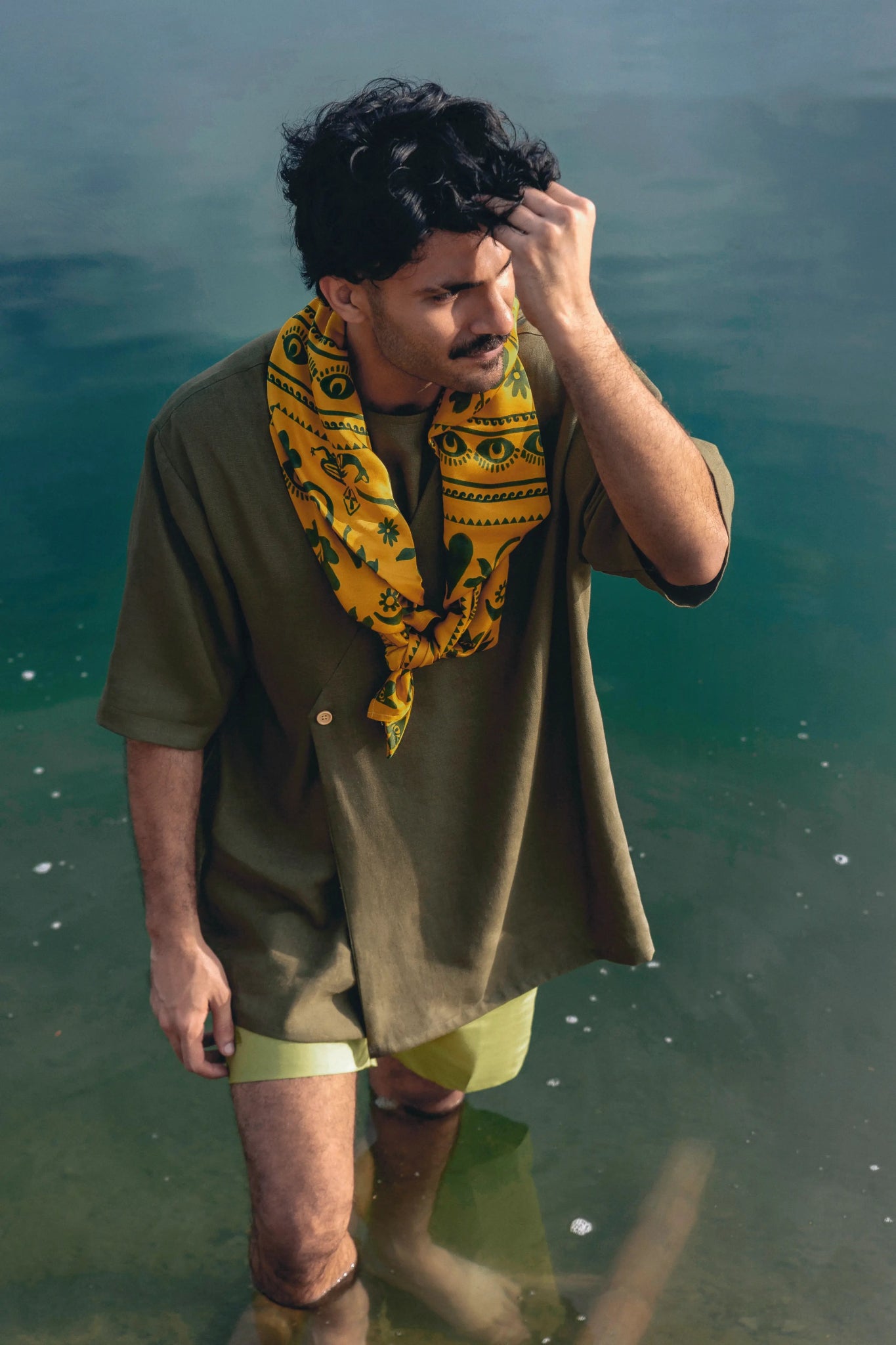 Spinach Darbar Shirt - inclusiviteeapparel.com