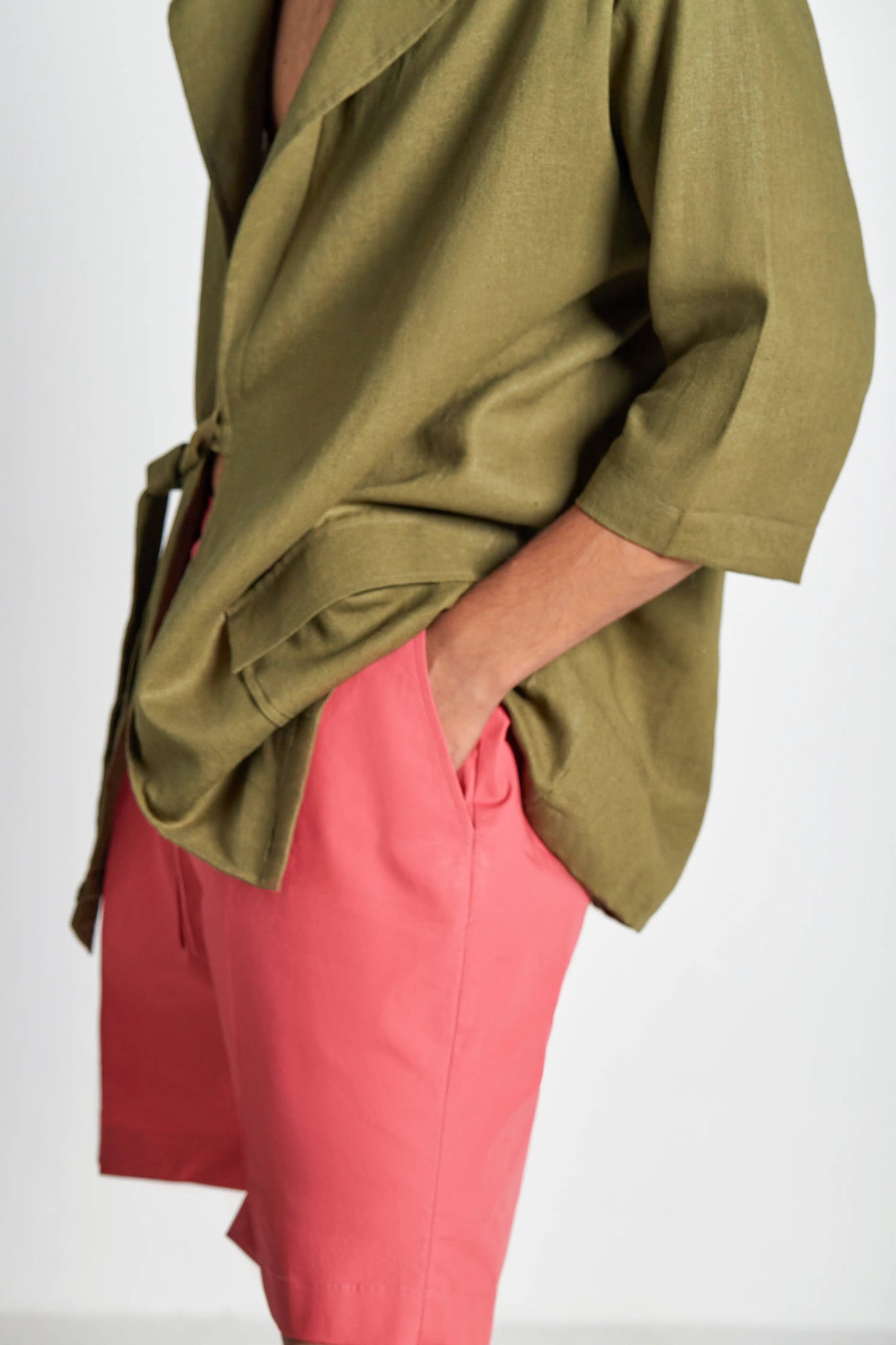 Spinach Wrap Shirt - inclusiviteeapparel.com