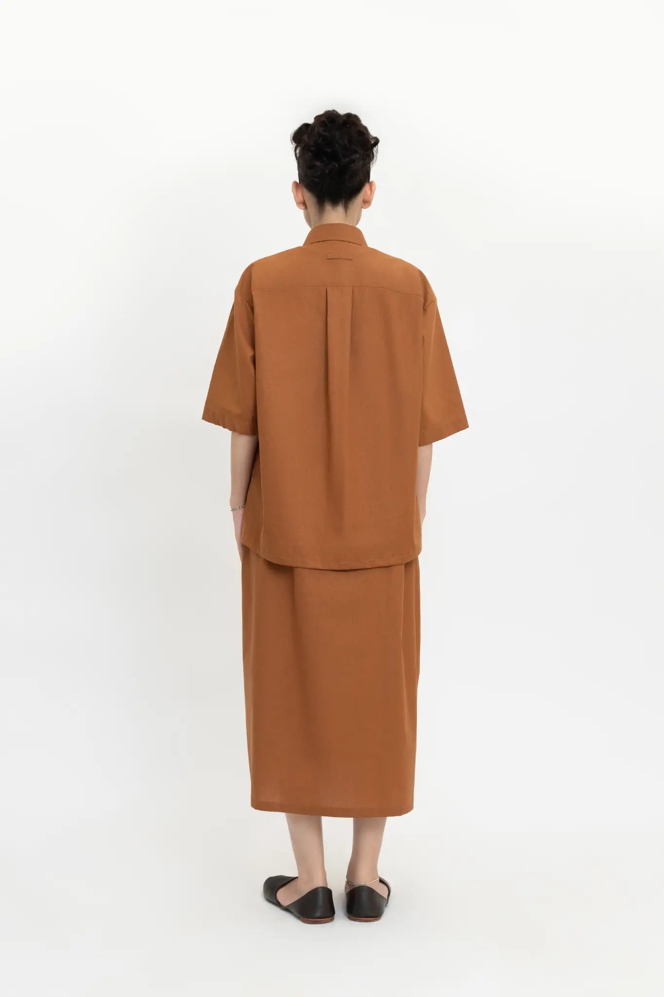 Terracotta A - Line Dress - inclusiviteeapparel.com